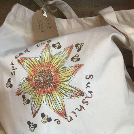 sallys_sunflowers_spread_the_sunshine_eco_canvas_bag_for_life_3 Sally's Sunflowers Spread The Sunshine Eco Canvas Bag For Life