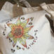 Sally's Sunflowers Spread The Sunshine Eco Canvas Bag For Life