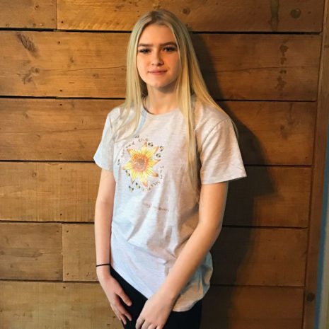 sallys_sunflowers_spread_the_sunshine_eco_cotton-t_shirt_2 Sally's Sunflowers 'Spread The Sunshine' Eco Cotton T-shirt