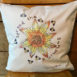 Sally's Sunflowers Spread The Sunshine Eco Cotton Decorative Scatter Cushion