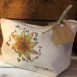 Sally's Sunflowers 'Spread The Sunshine' Eco Natural Canvas Make-Up/Wash Bag