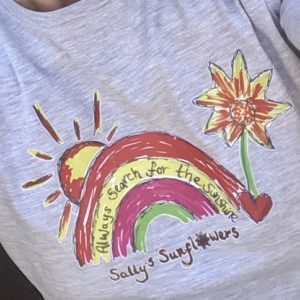 Sally’s Sunflowers Rainbow T’Shirt